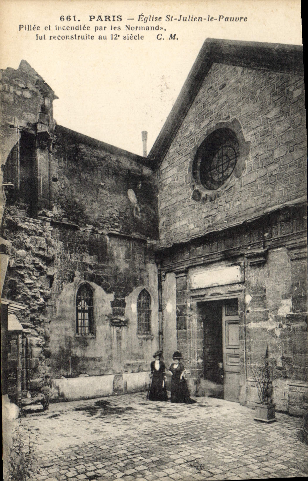 CPA Paris Eglise St Julien le Pouvre 