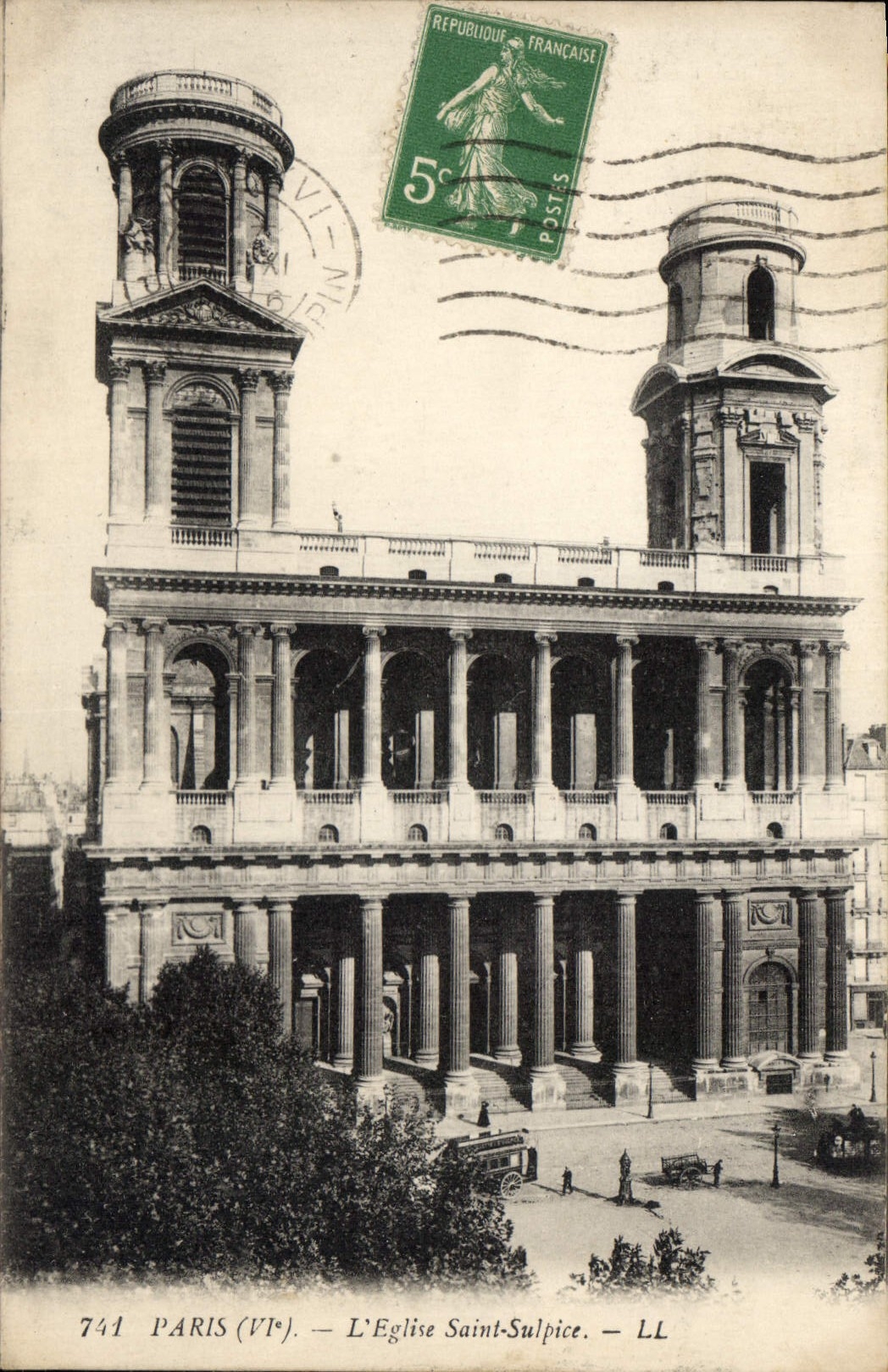 CPA Paris l'Eglise Saint Sulpice 