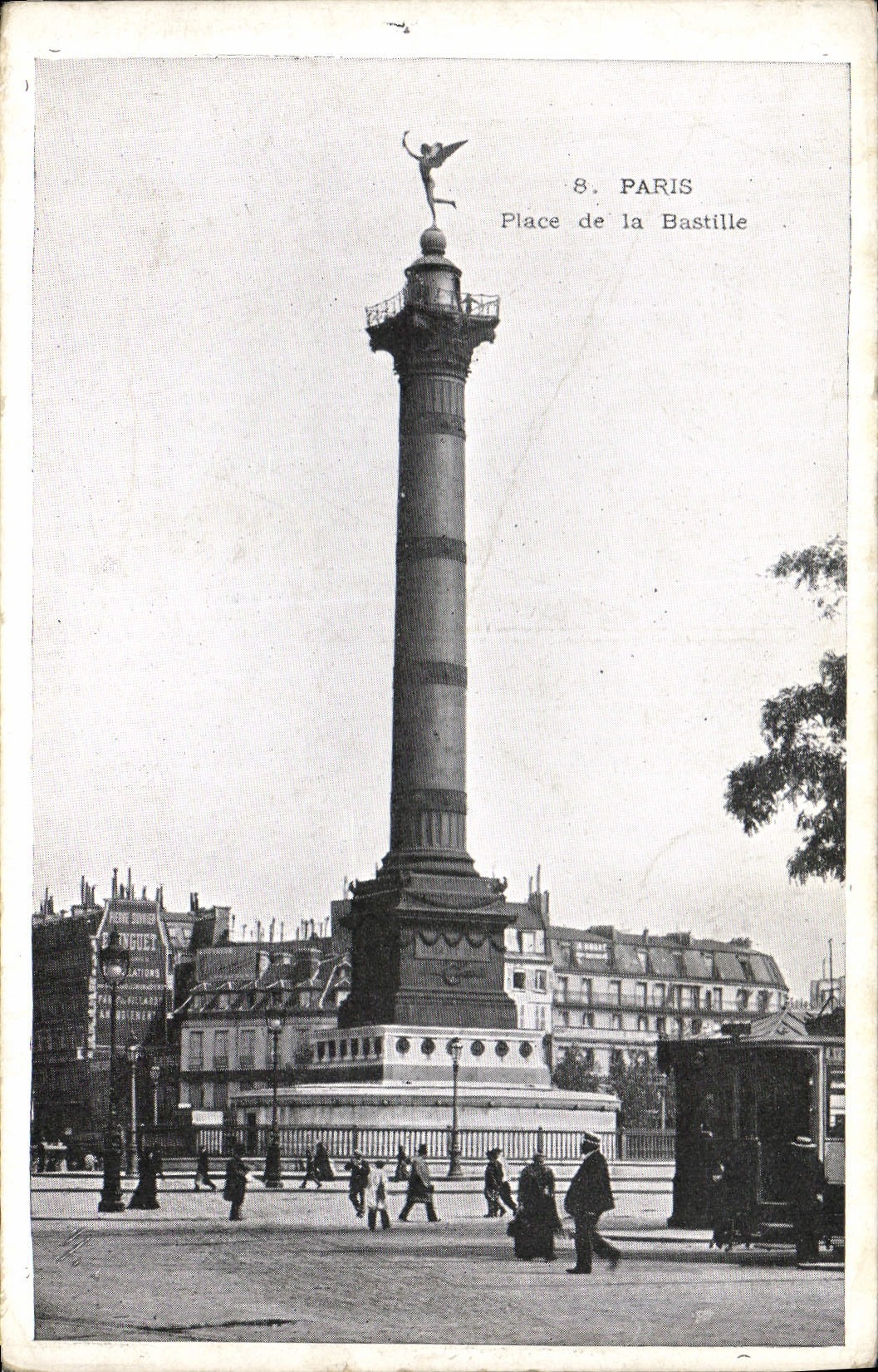 CPA Paris Place de la Bastille 