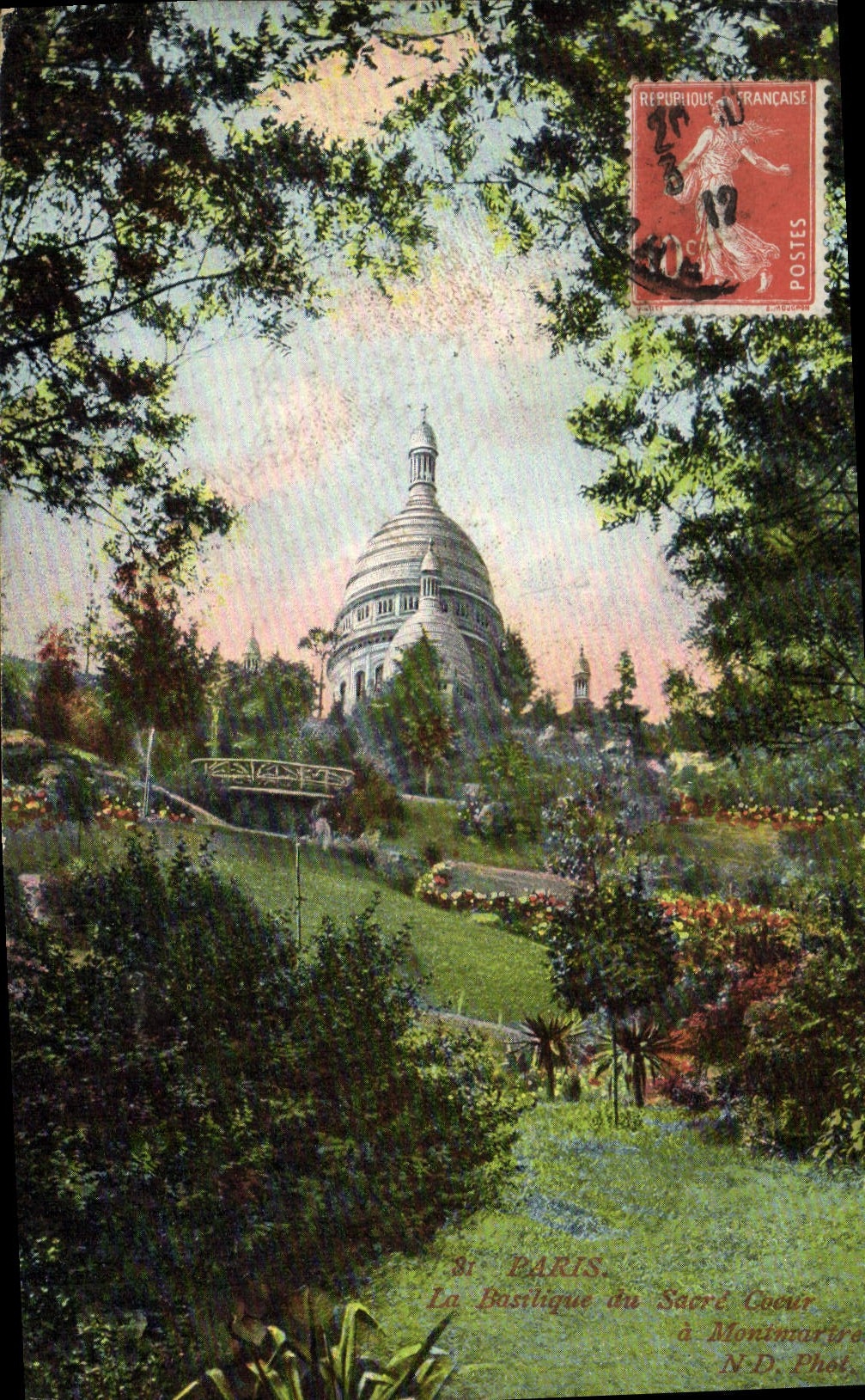 CPA Paris La Basilique de Saint Cocut a Montmartre 