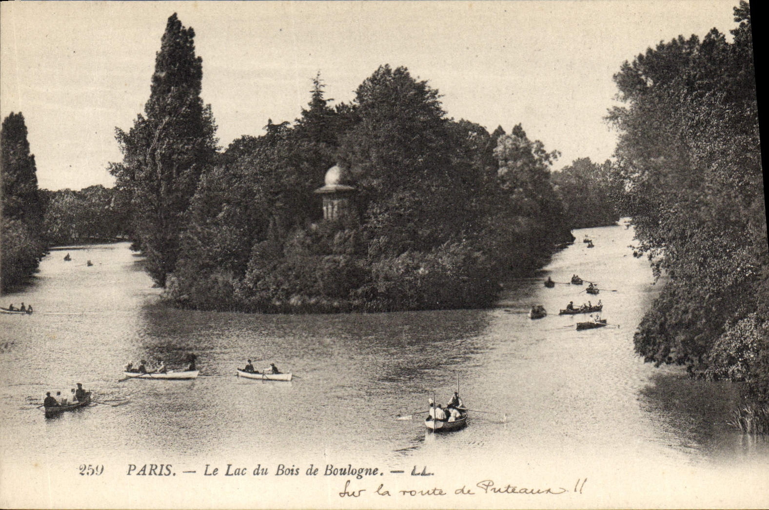 CPA Paris Le Lac du Bois de Boulogne 