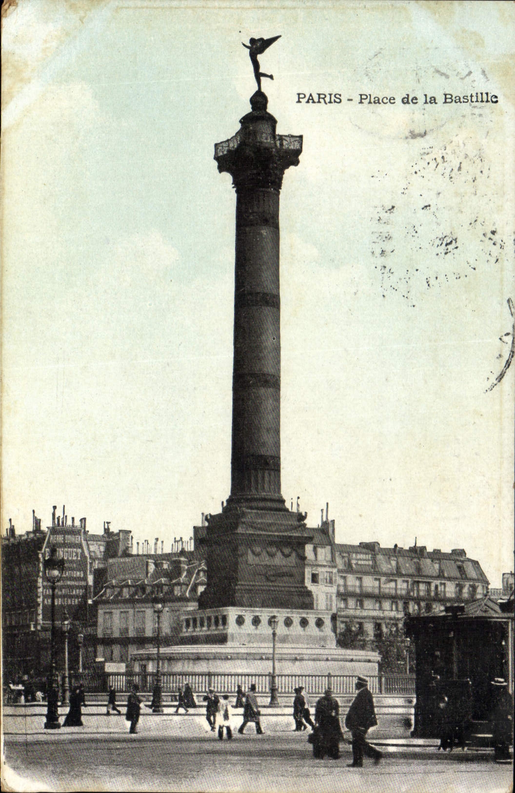 CPA Paris Place de la Bastille 