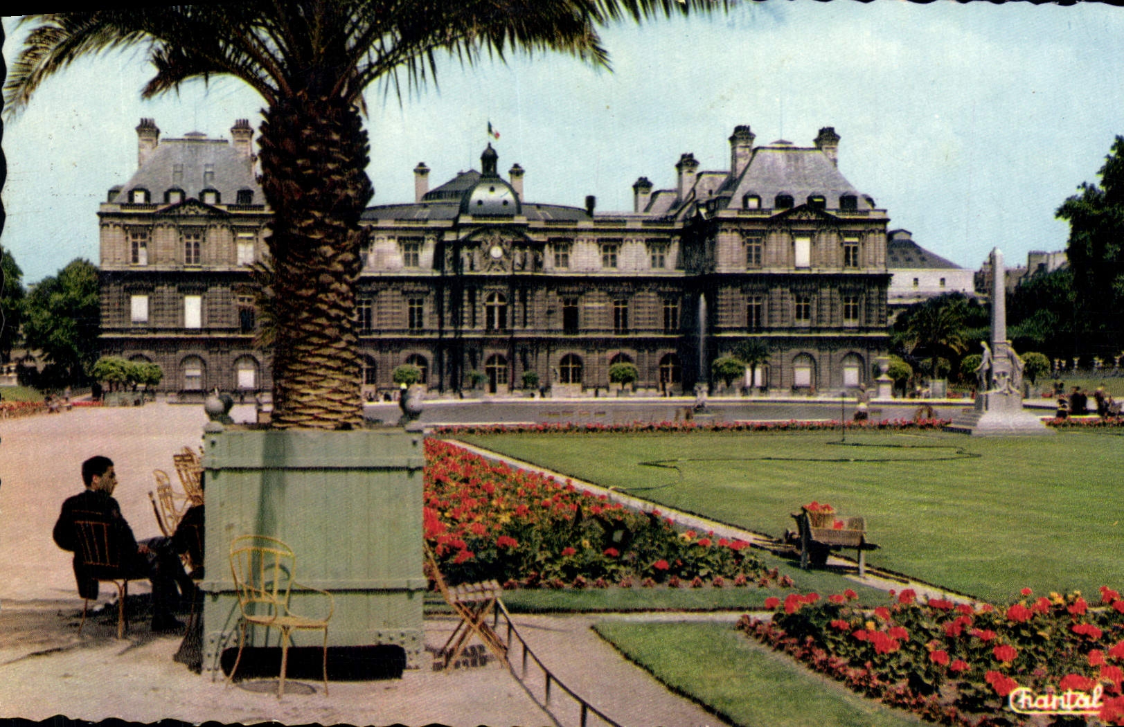 CPA Paris Luxembourge et les Jardins