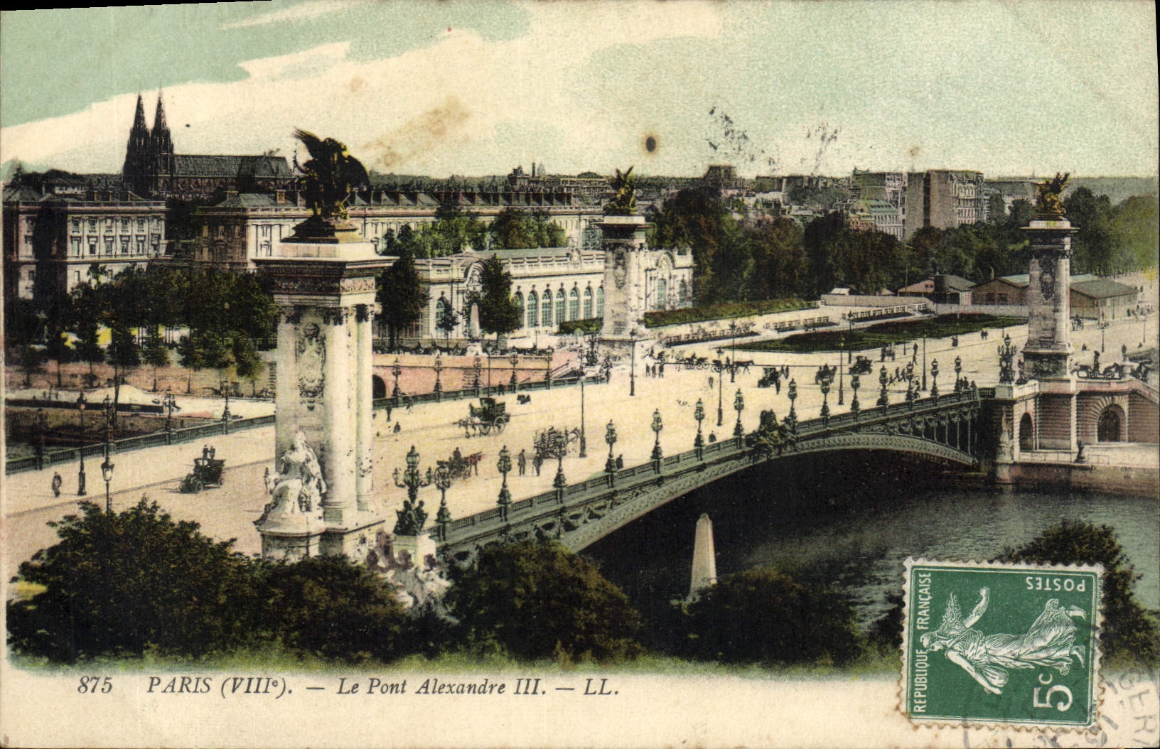 CPA Paris Le Pont Alexandre III 