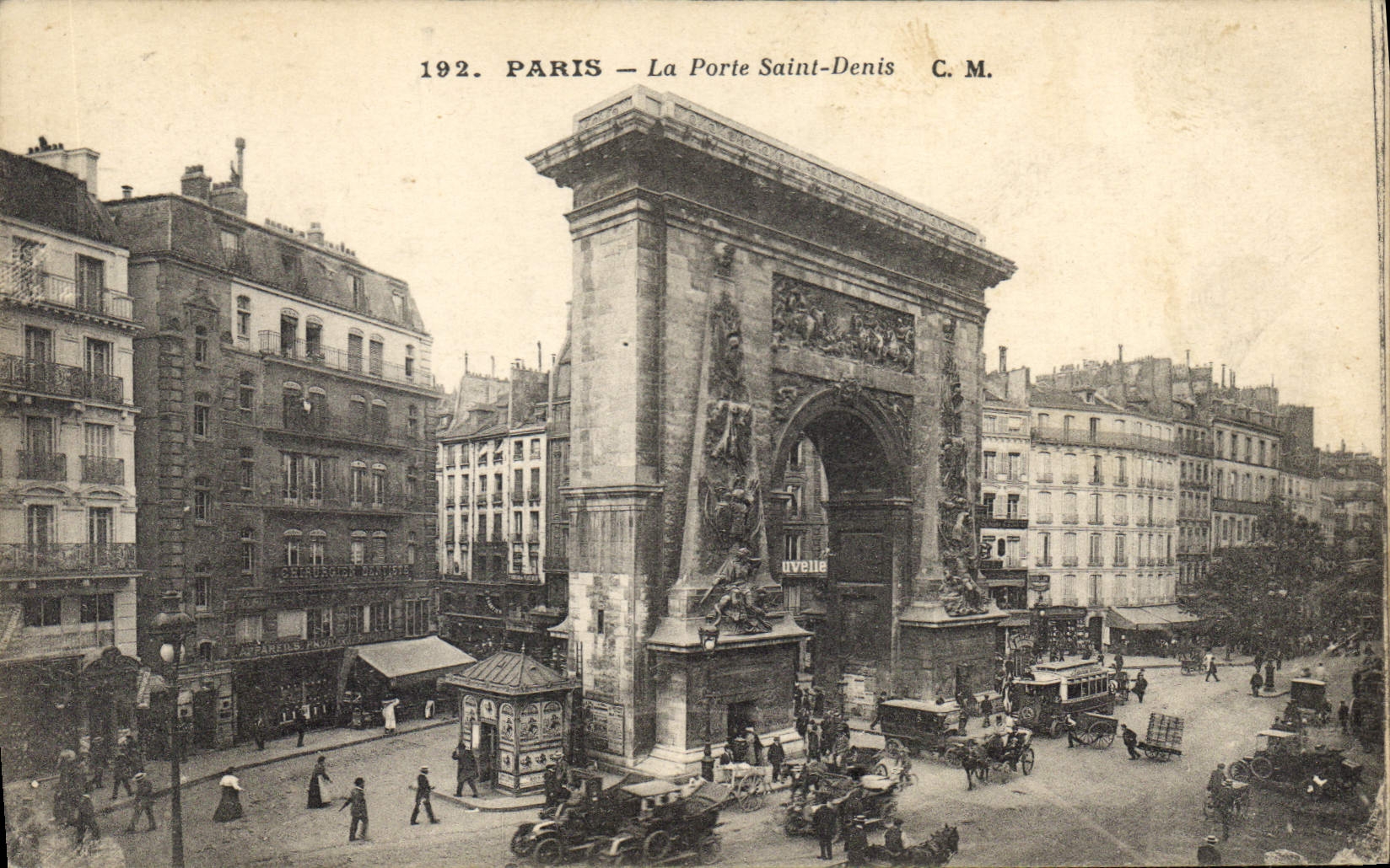 CPA Paris La Porte Saint Denis 