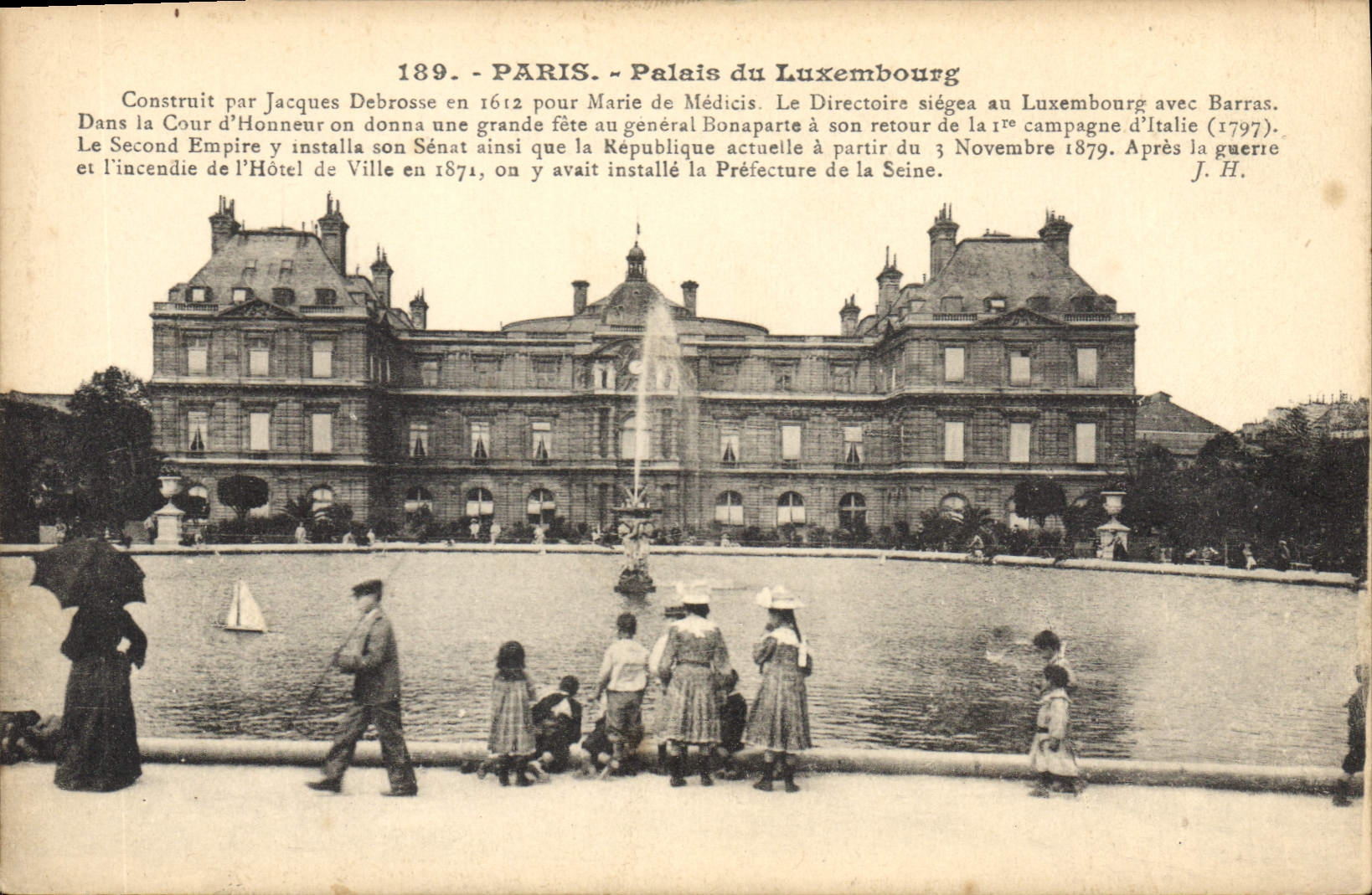 CPA Paris Palais du Luxembourg 