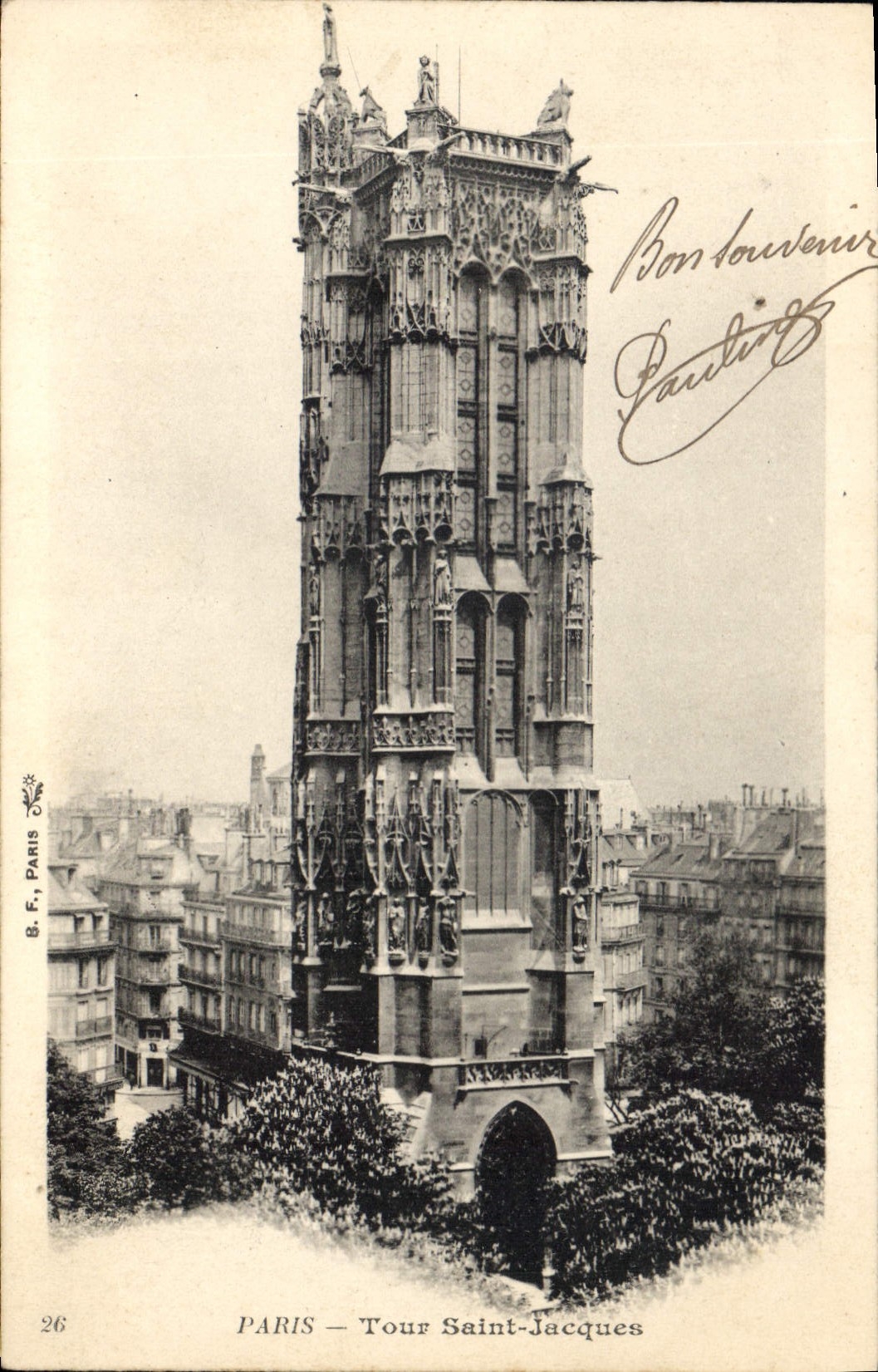 CPA Paris Tour Saint Jacques 