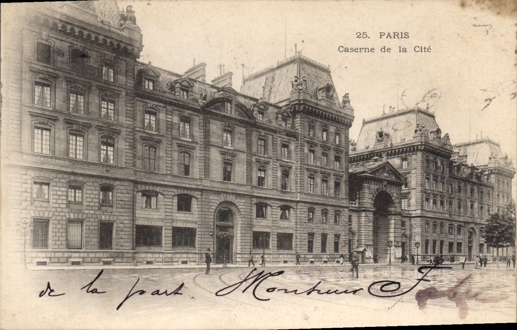 CPA Paris Caserne de la Cite 