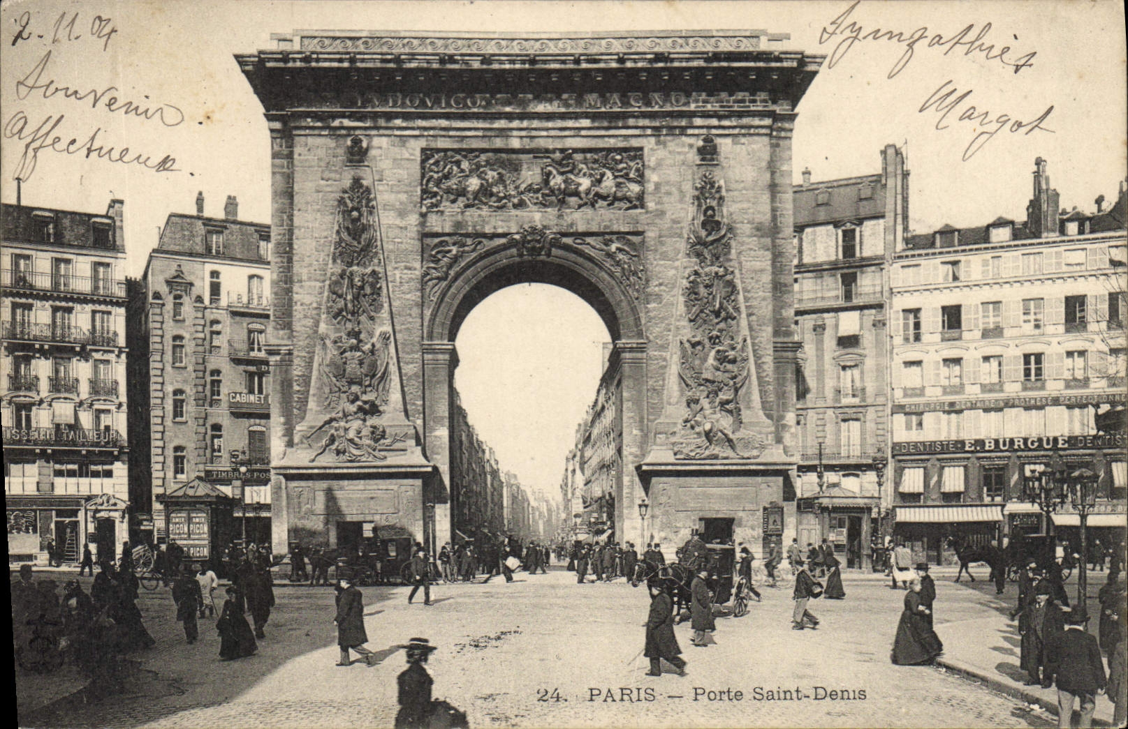 CPA Paris Porte Saint Denis 