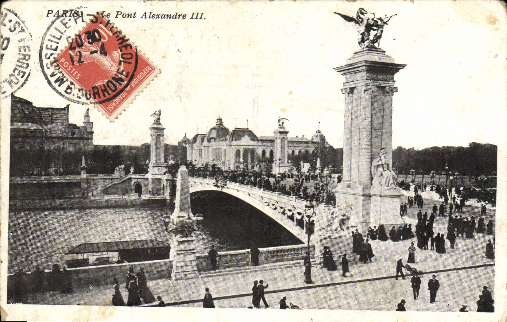 CPA Paris Le Pont Alexandre III 