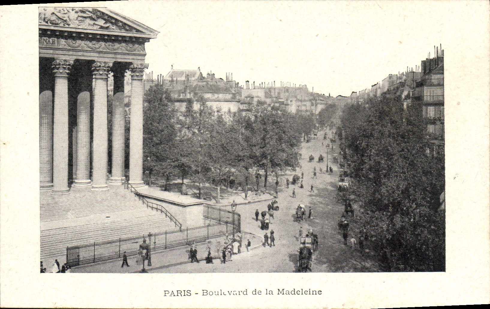 CPA Paris Boulevard de la Madeleine 