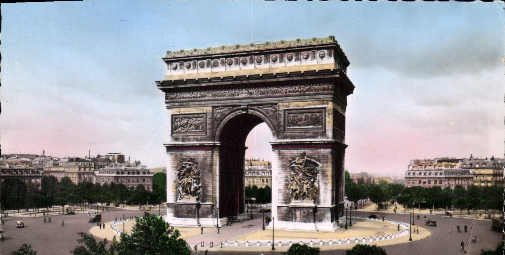 CPA Paris l'Arc de Triomphe 