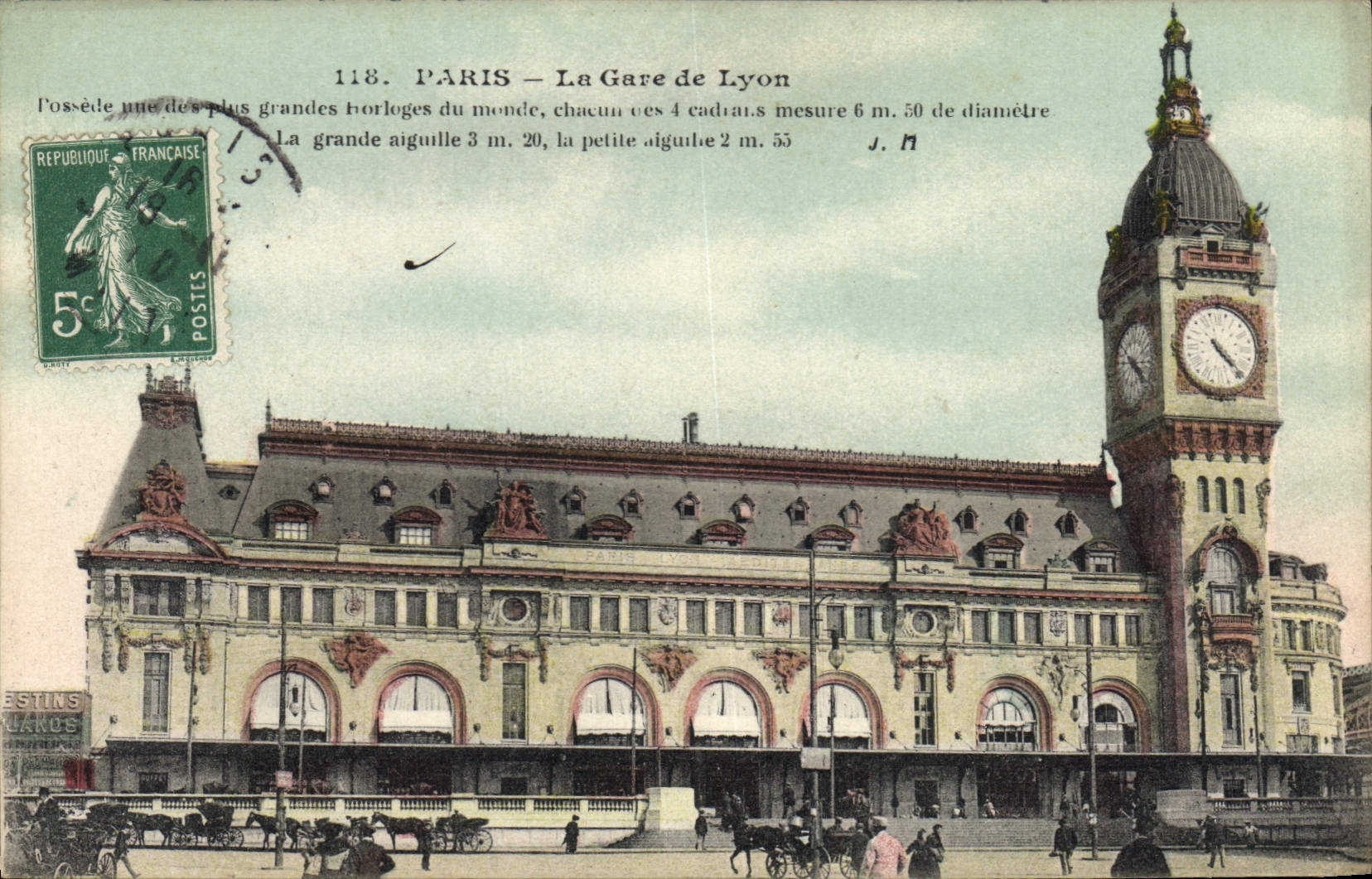CPA Paris La Gare de Lyon 