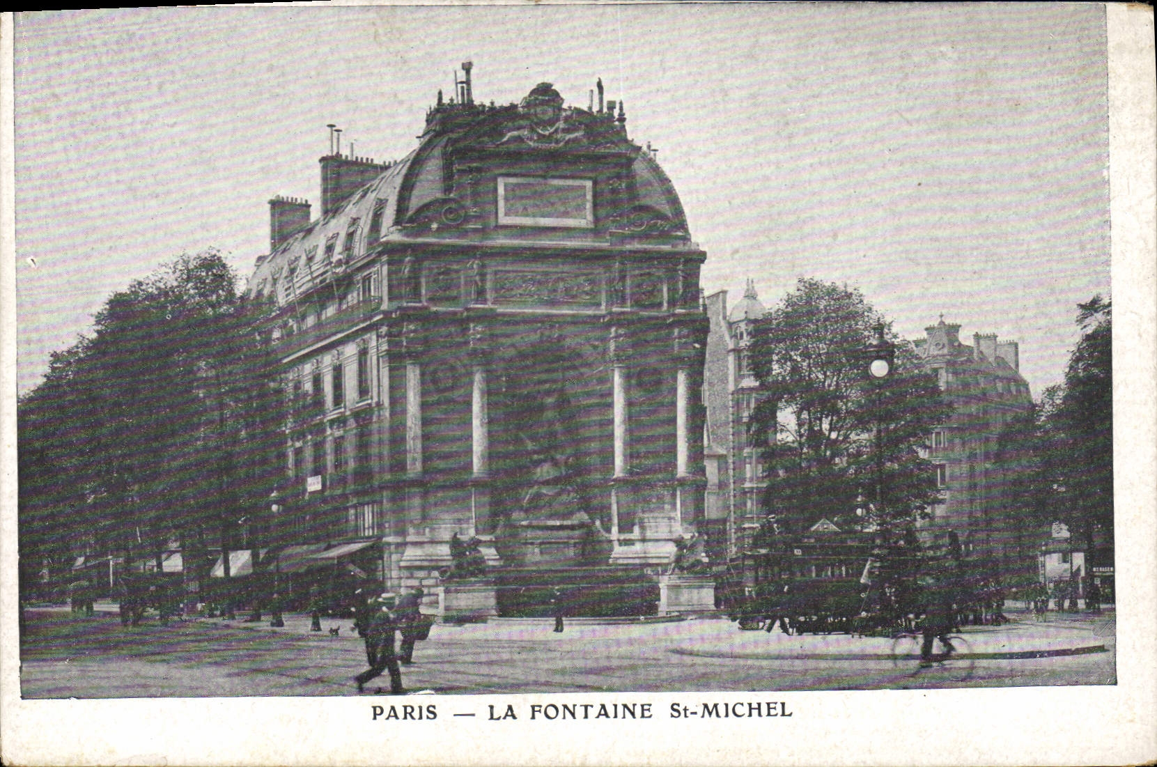 CPA Paris La Fontaine St Michel 