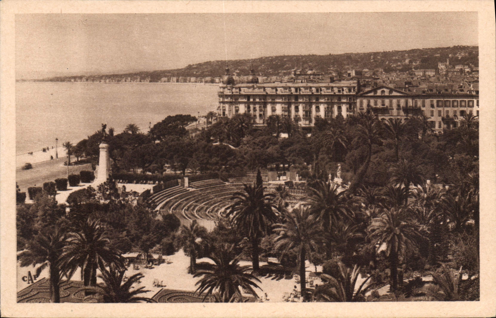 CPA Nice e Jardin Albert I et le Theatre de Verdure