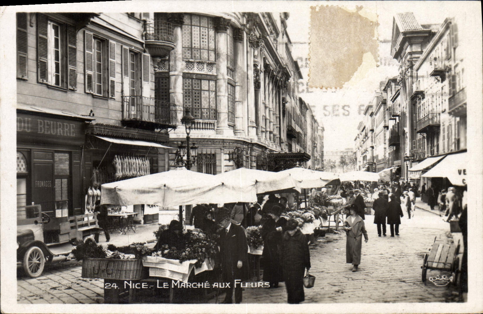 CPA Nice Le Marche aux Fleurs 
