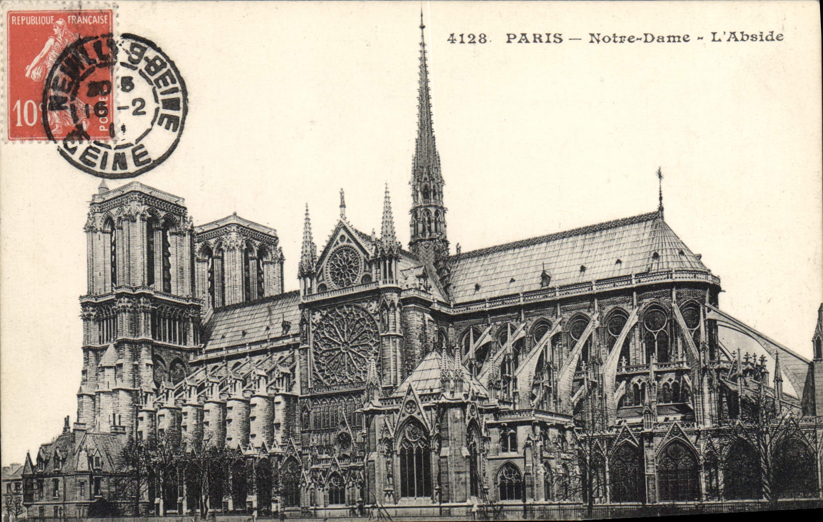CPA Paris Notre Dame l'Abside