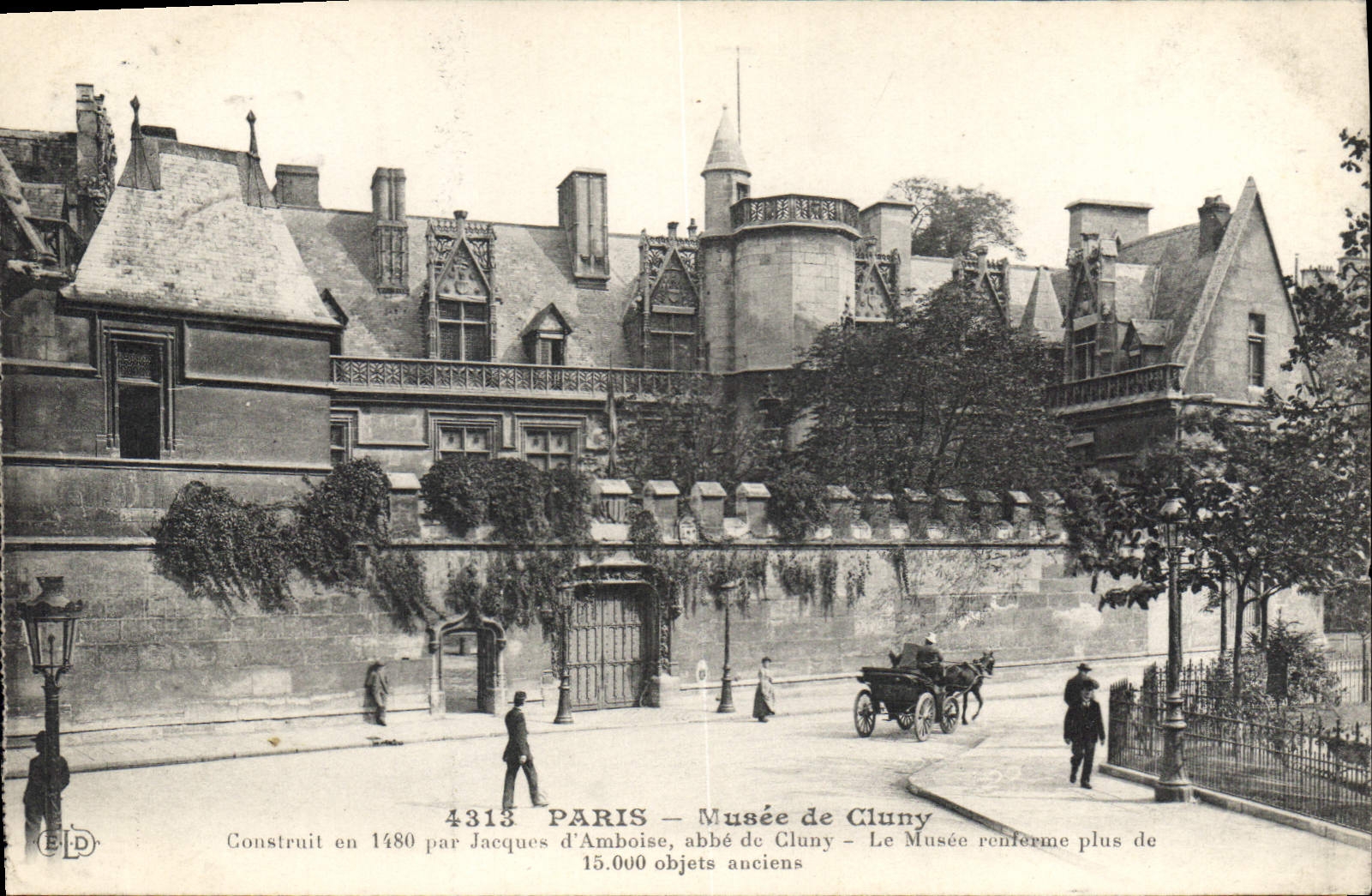 CPA Paris Musee de Cluny 