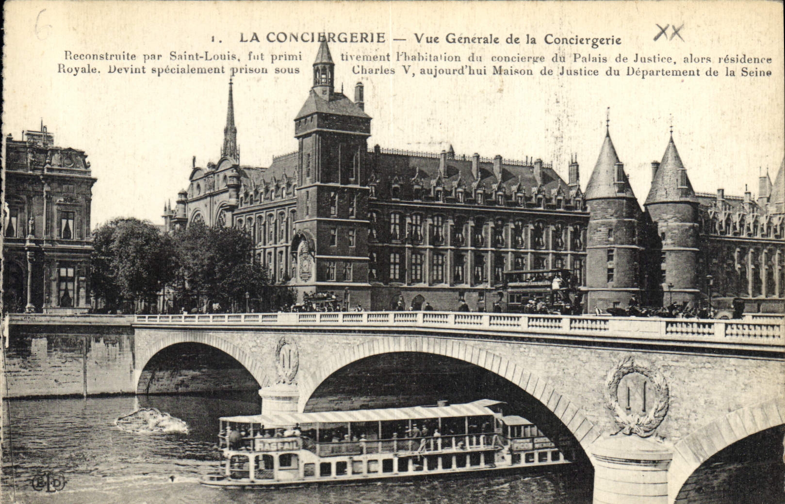 CPA La Conciergerie Vue Generale de la Conciergerie