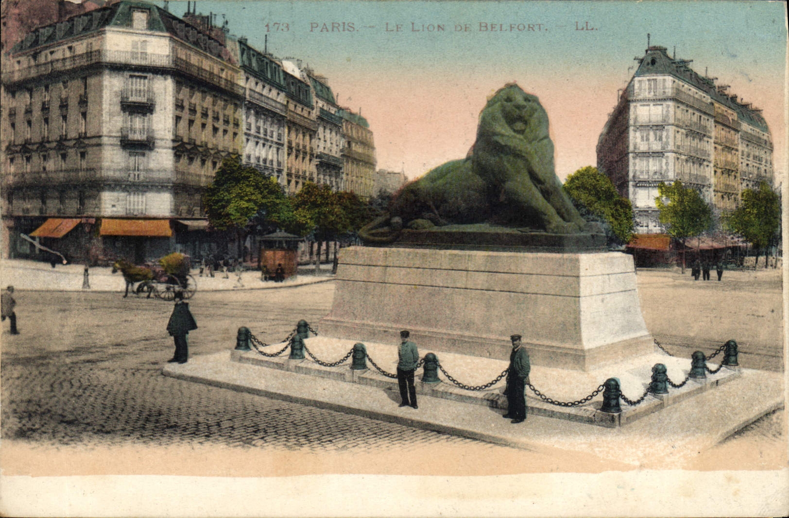 CPA Paris Le Lion et Belfort 