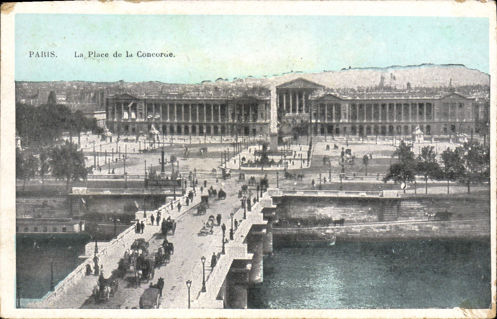 CPA Paris La Place de la Concorde