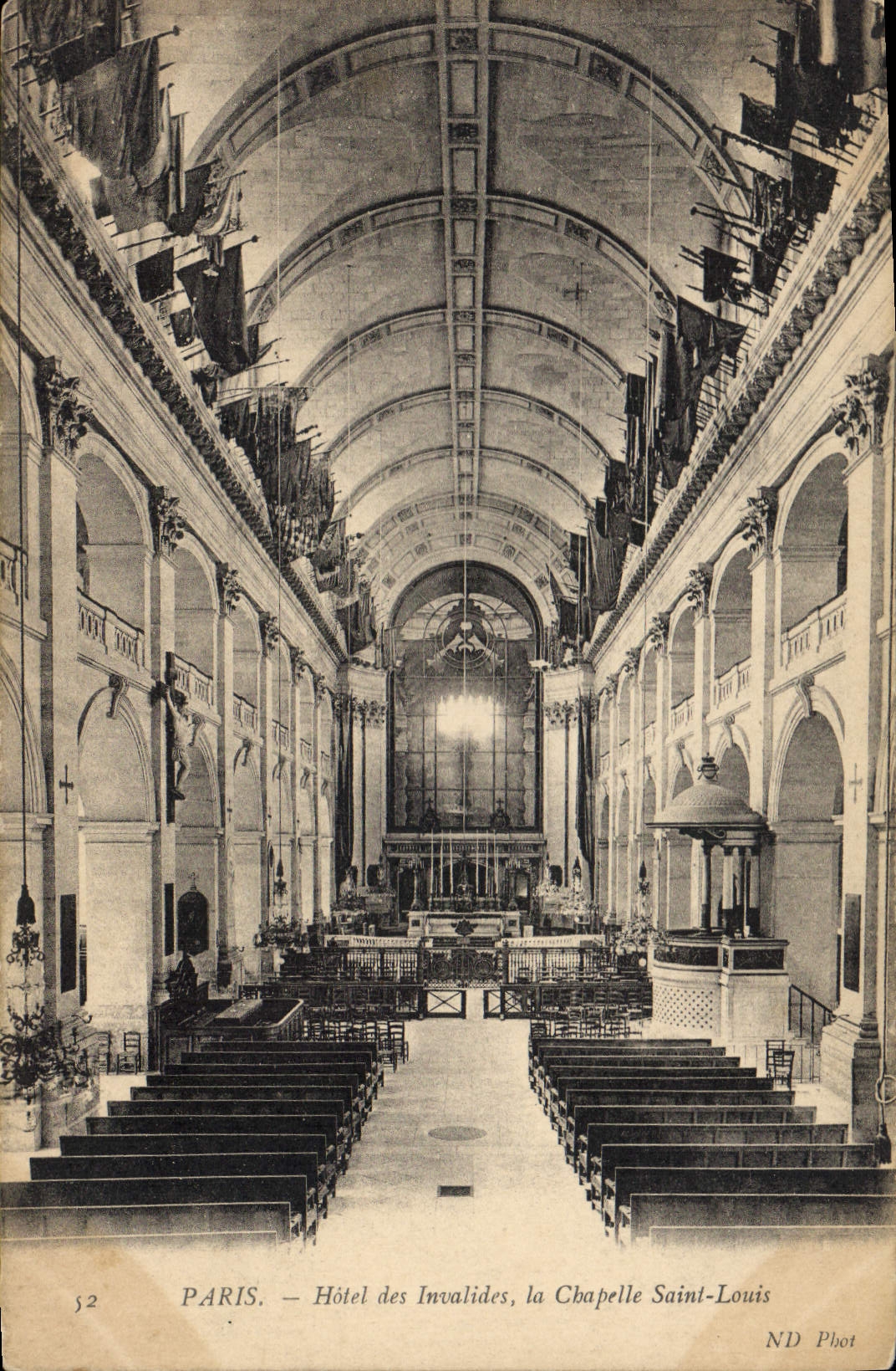 CPA Paris Hotel de Invalides La Chapelle Saint Louis 