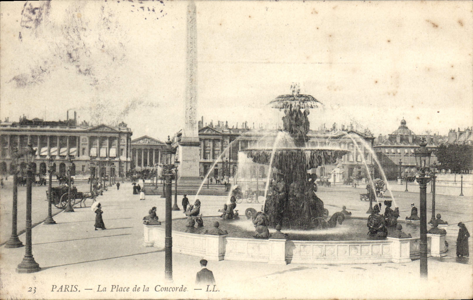 CPA Paris la Place de la Concorde