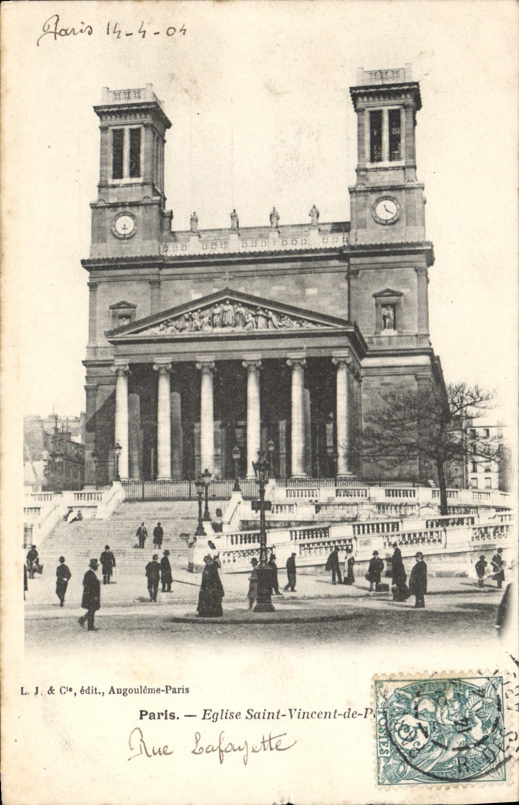 CPA Paris Eglise Saint Vincent de Paul 