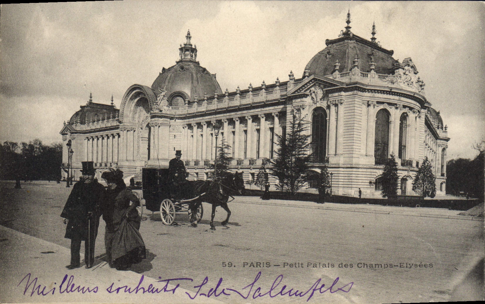CPA Paris Petit Palais des Champs Elysees