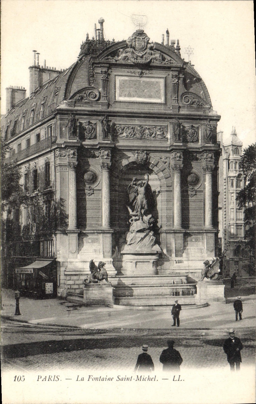 CPA Paris la Fontaine Saint Michel 