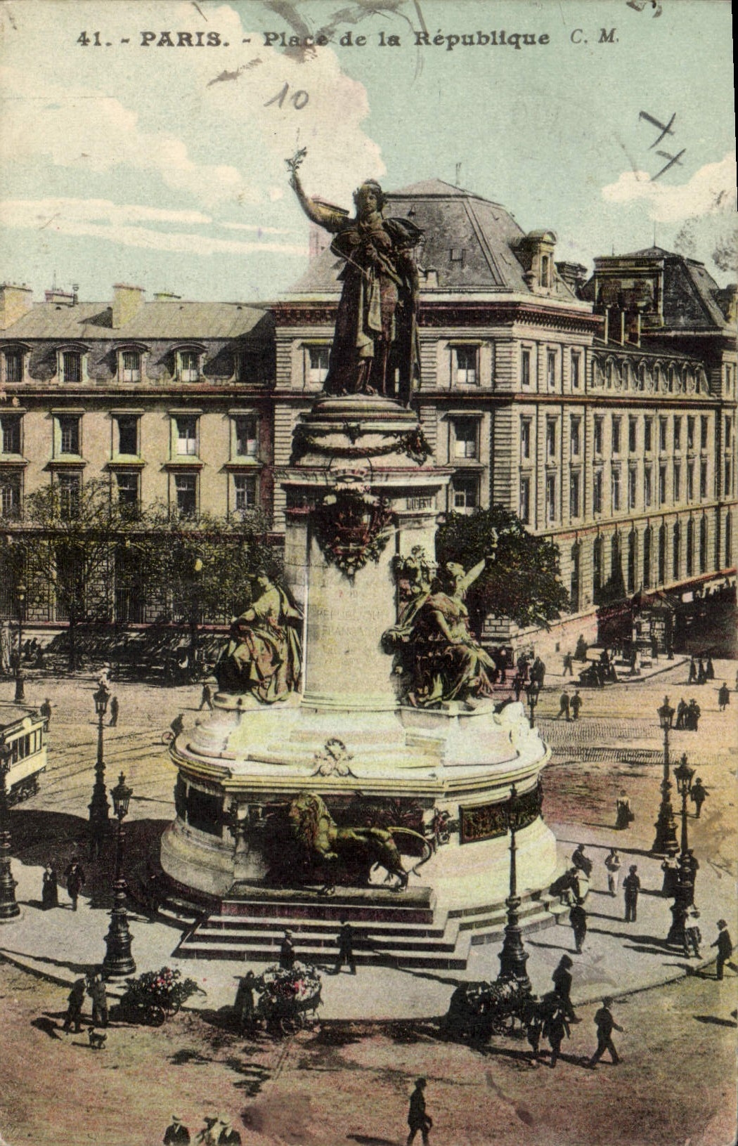 CPA Paris Place de la Republique