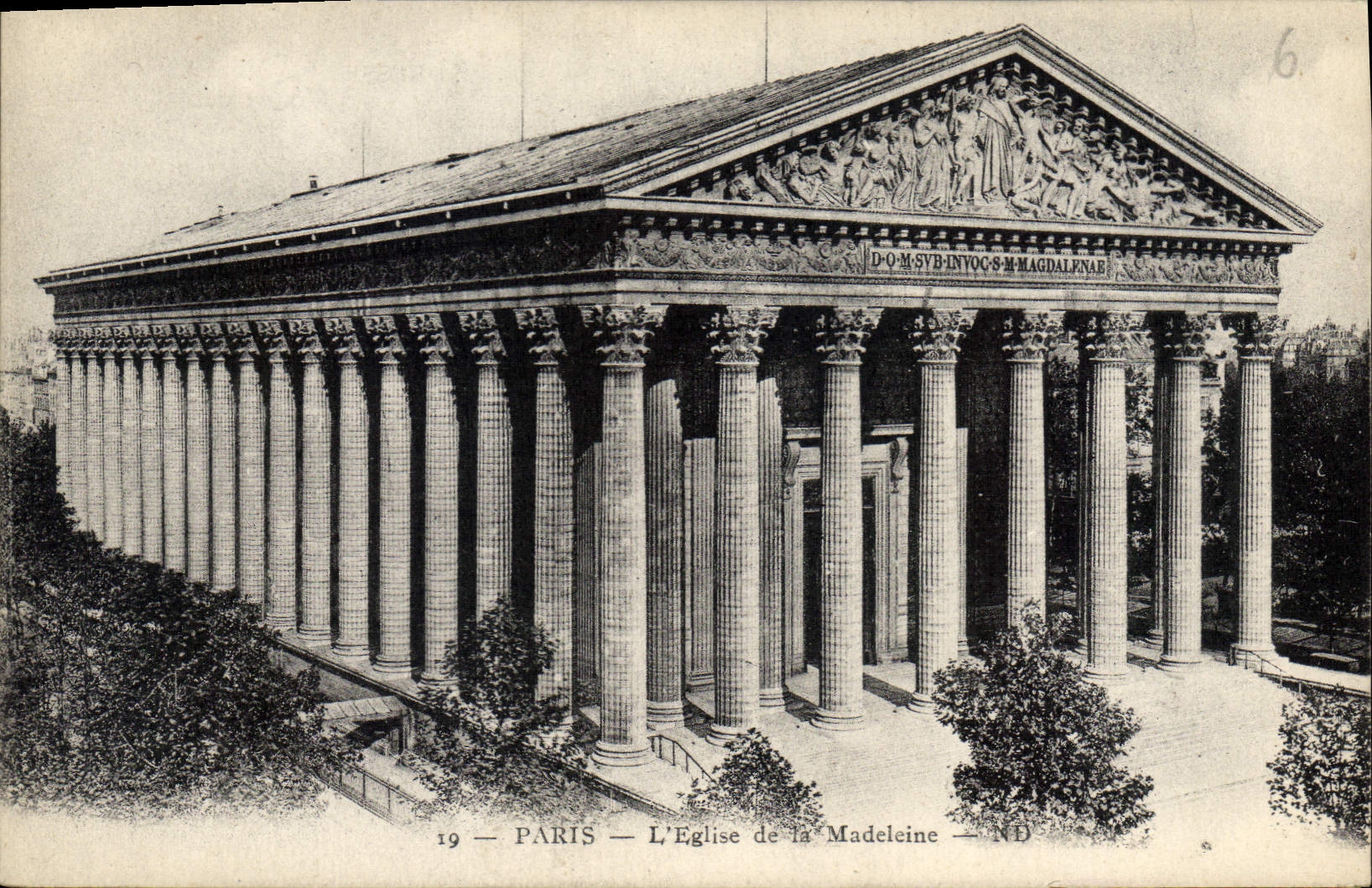 CPA Paris l'Eglise de la Madeleine 