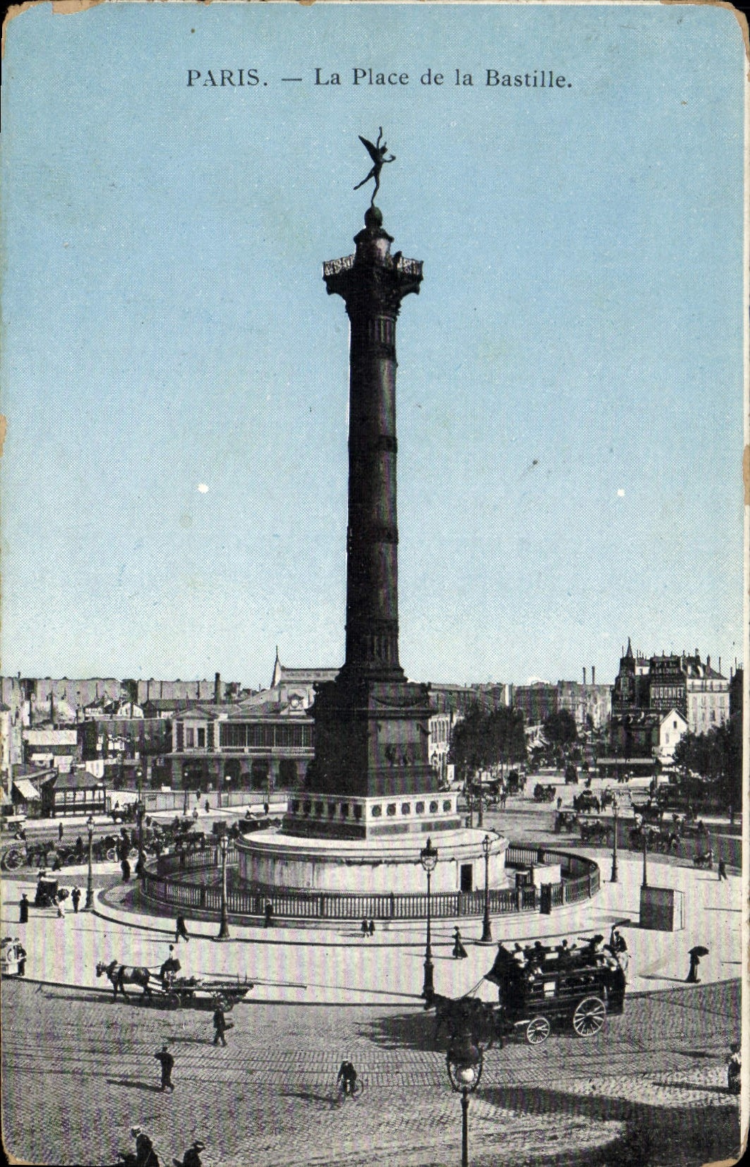 CPA Paris la Place de la Bastille