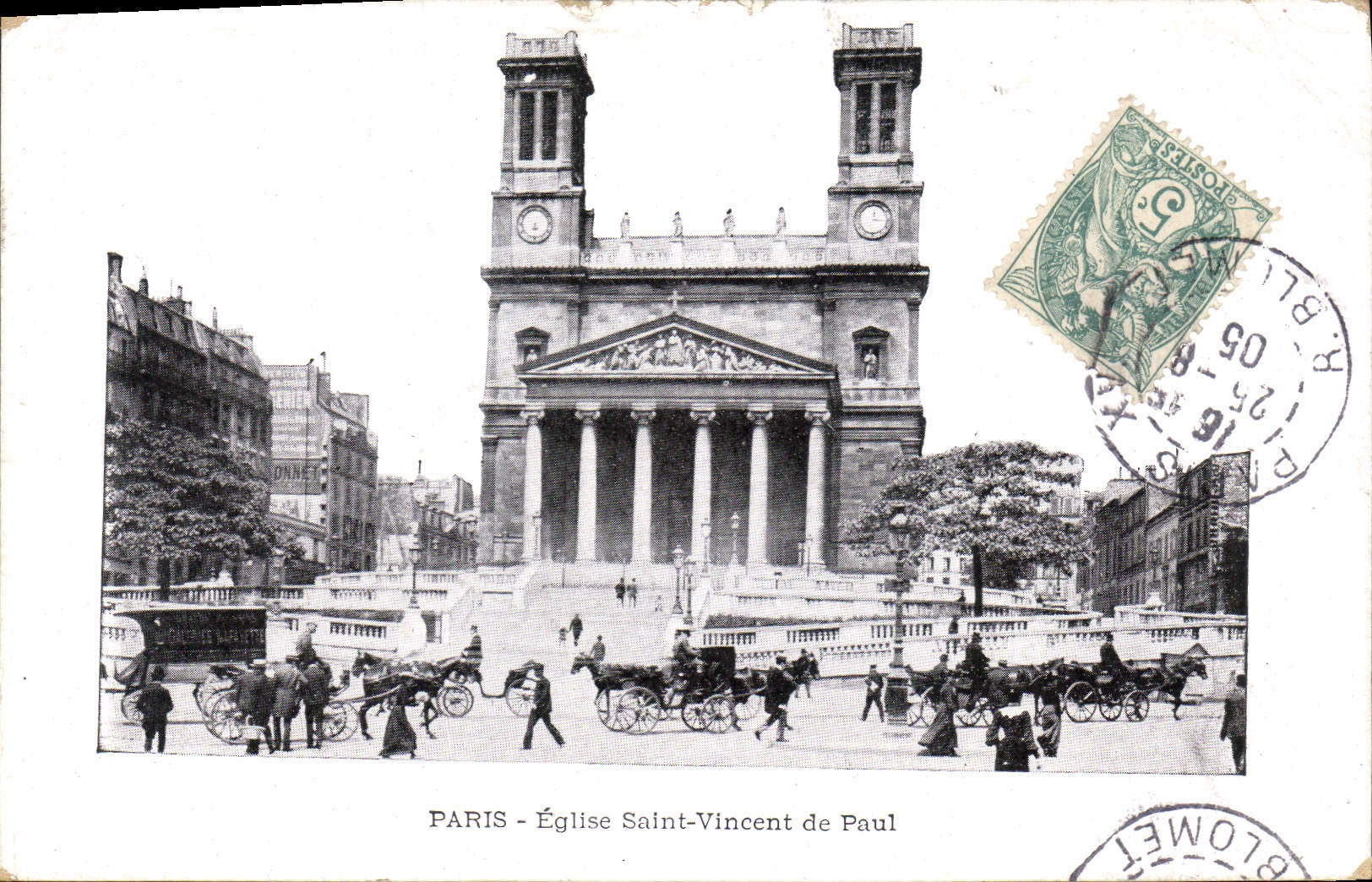 CPA Paris Eglise Saint Vincent de Paul 