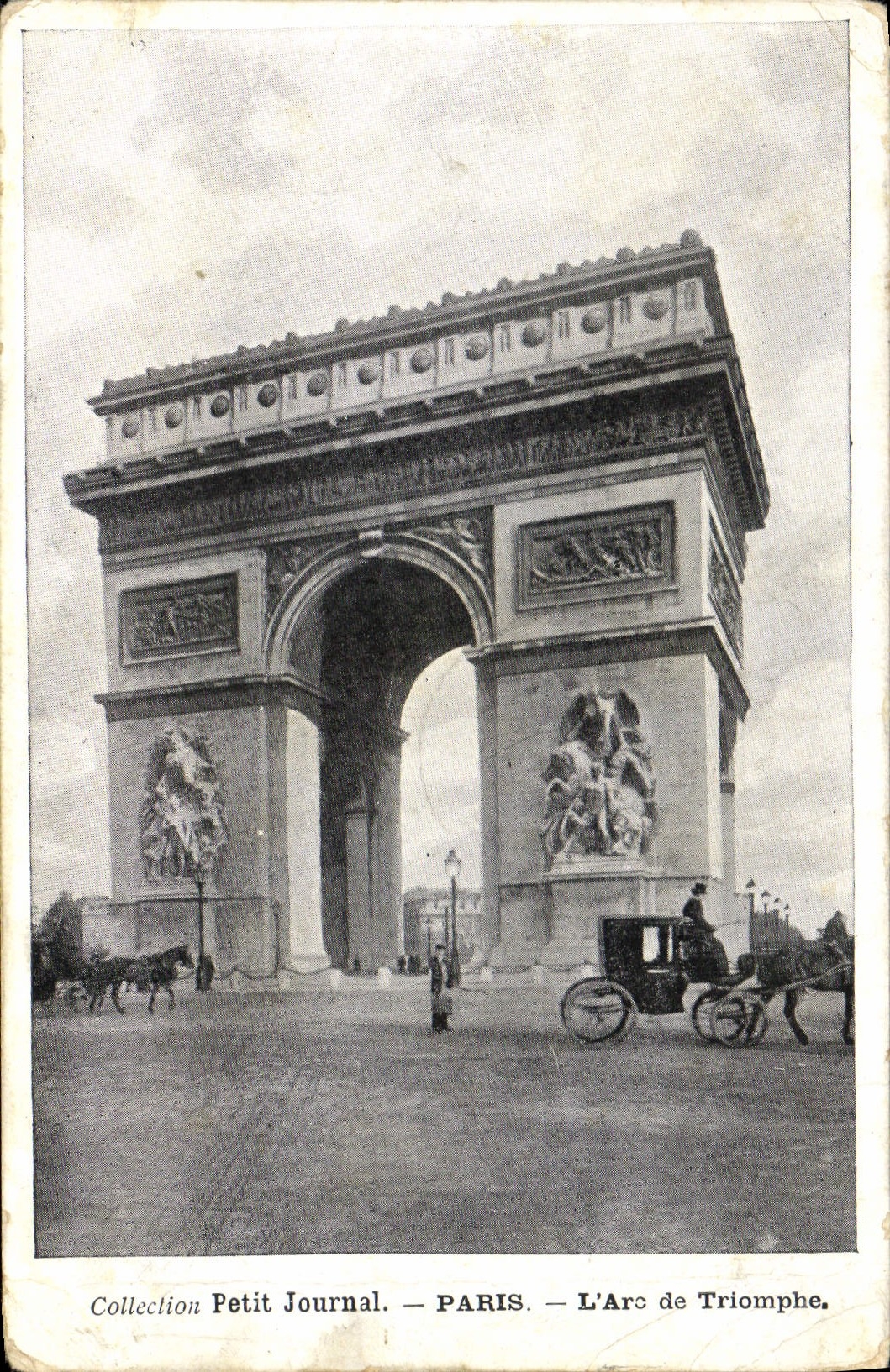 CPA Collection Petit Journal Paris l'Arc de Triomphe 