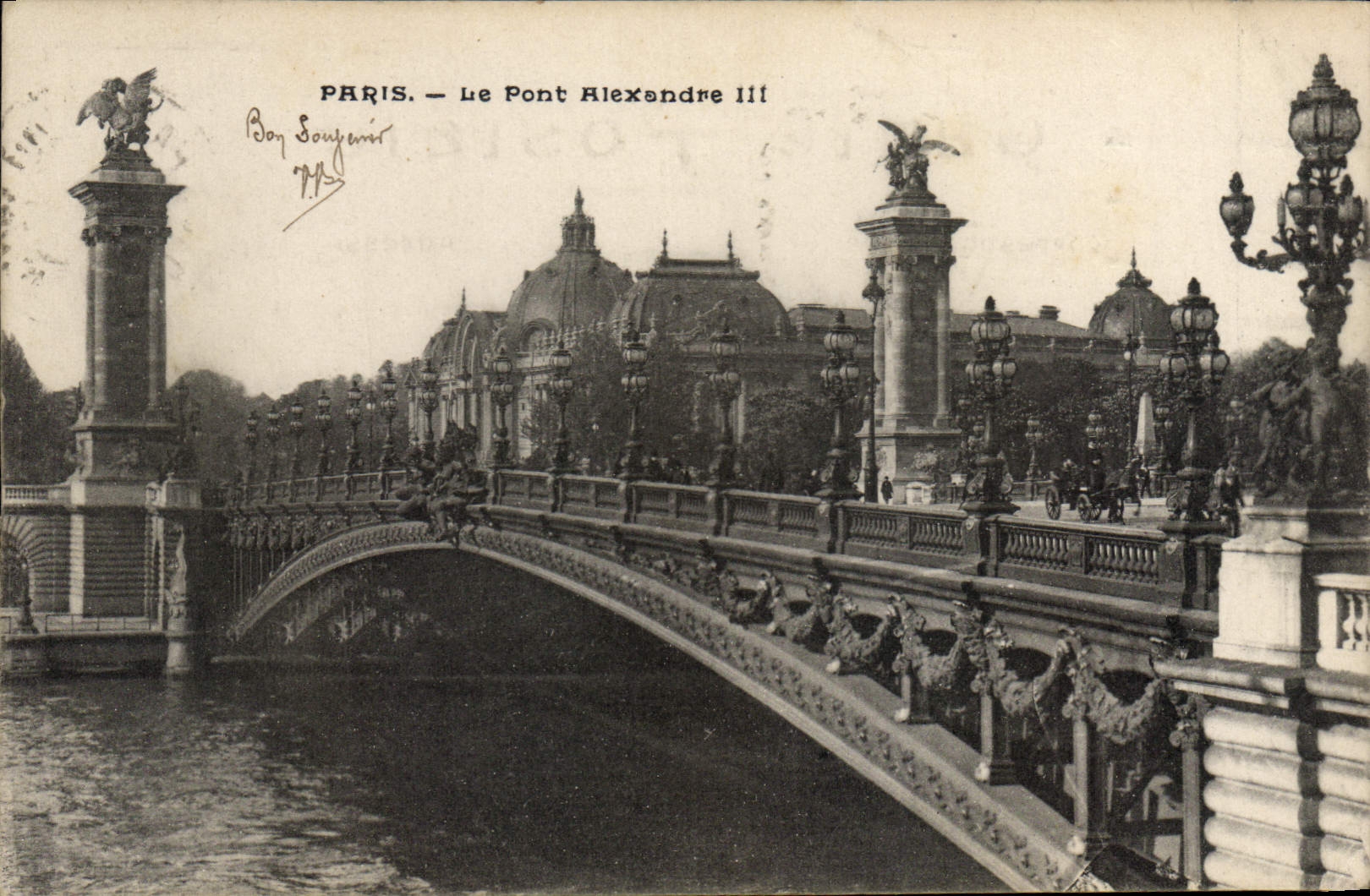 CPA Paris le Pont Alexandre III 