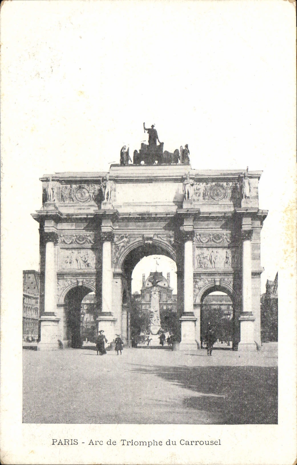 CPA Paris Arc de Triomphe du Carrousel 