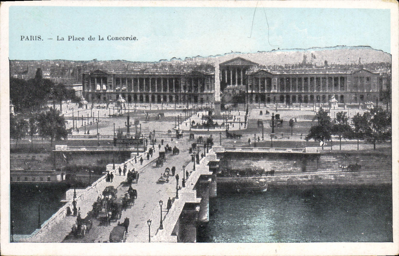CPA Paris la Place de la Concorde