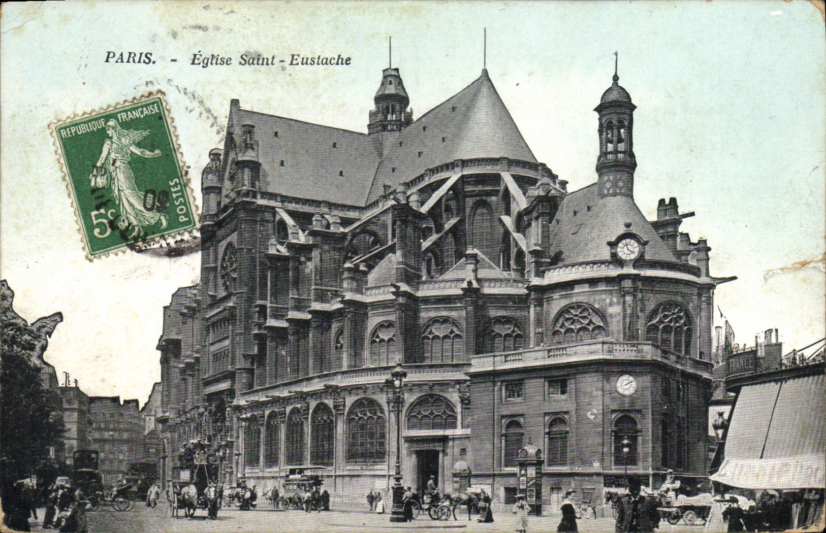 CPA Paris Eglise Saint Eustache 