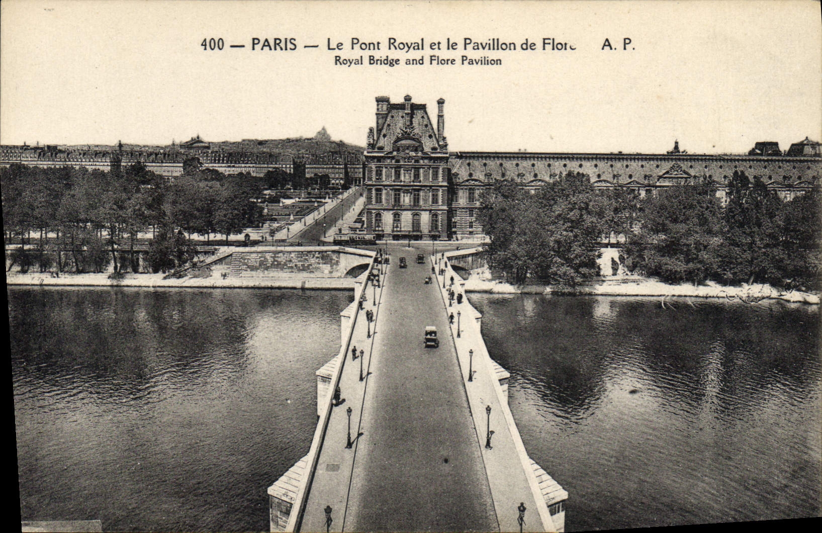 CPA Paris le Pont Royal et le Pavillon de Flore
