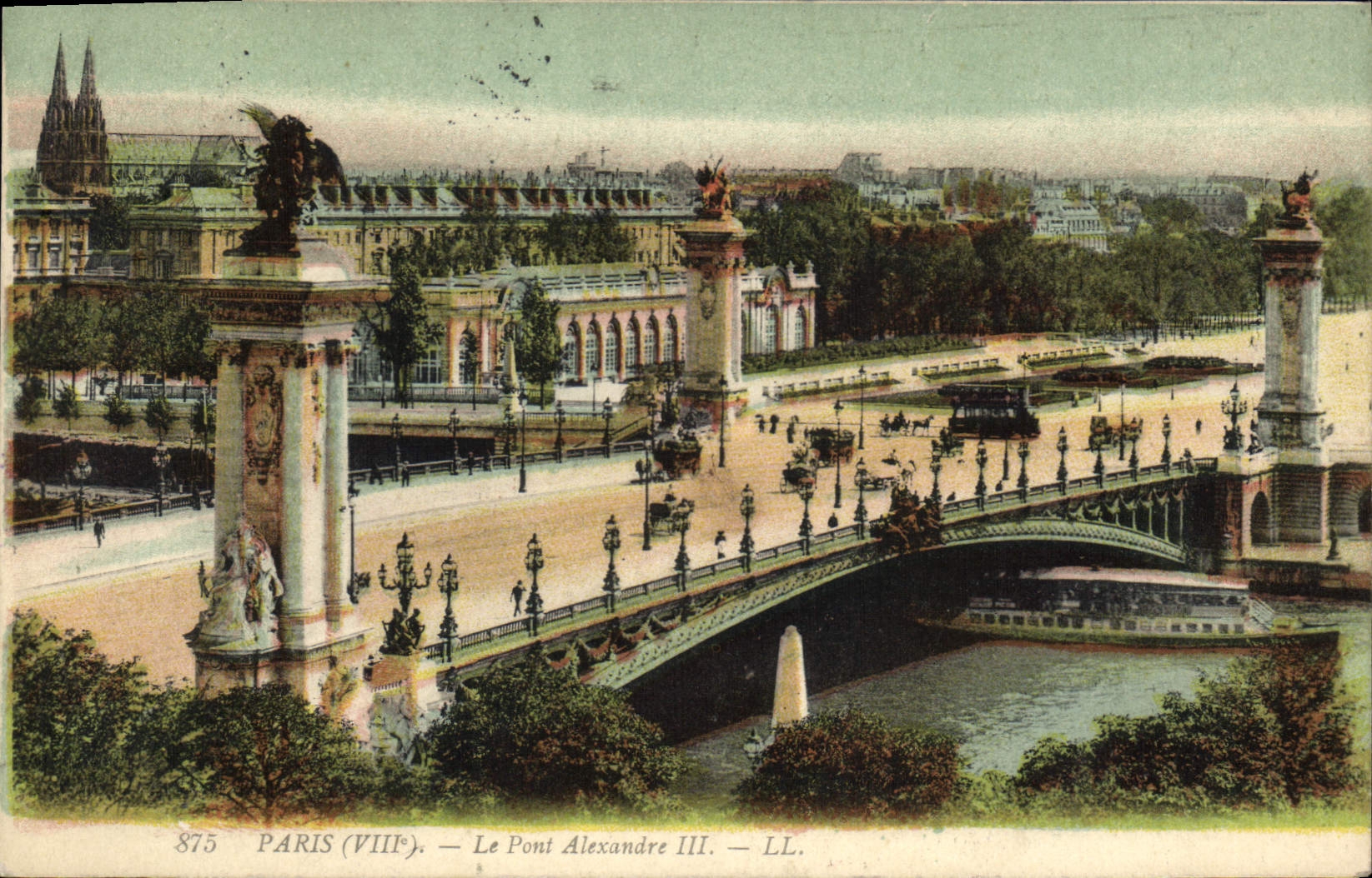 CPA Paris VIII le Pont Alexandre III 