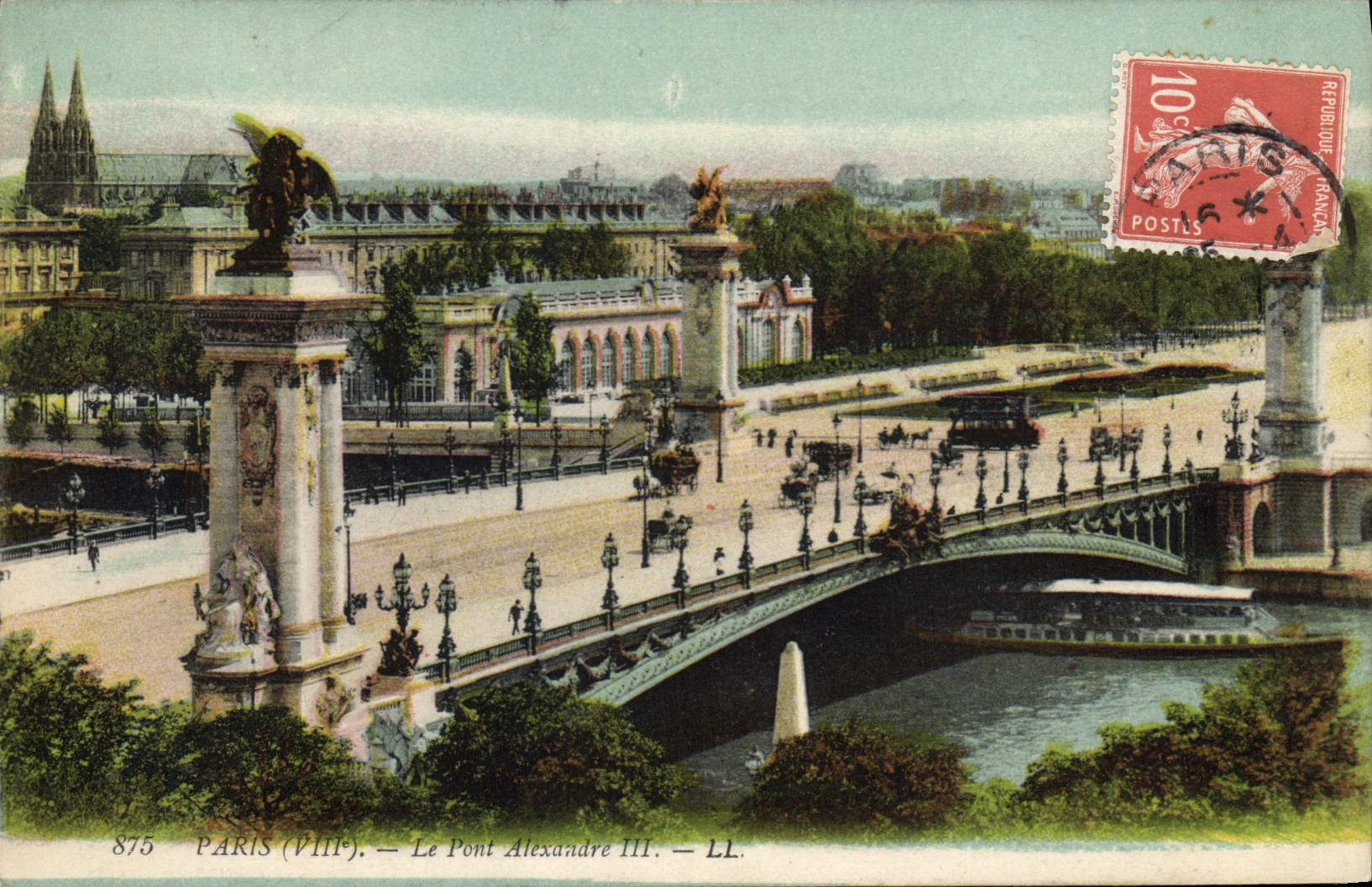 CPA Paris VIIIe le Pont Alexandre III 