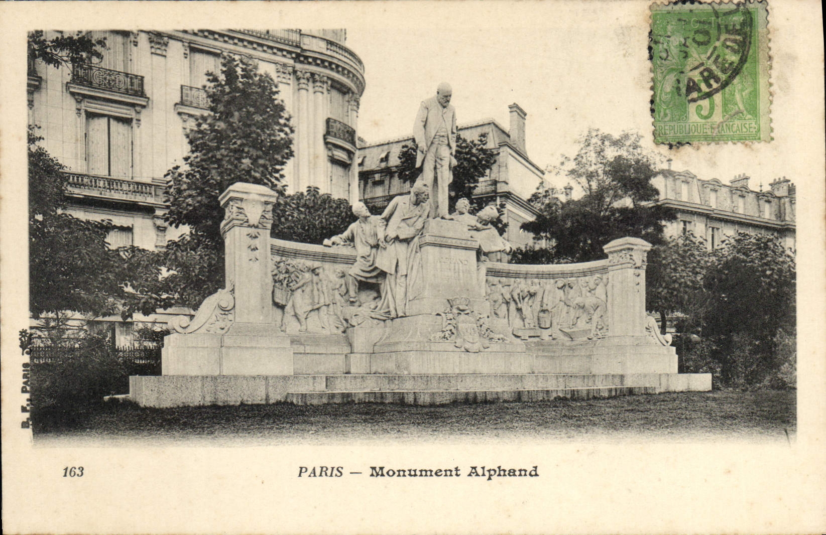 CPA Paris Monument Alphand 