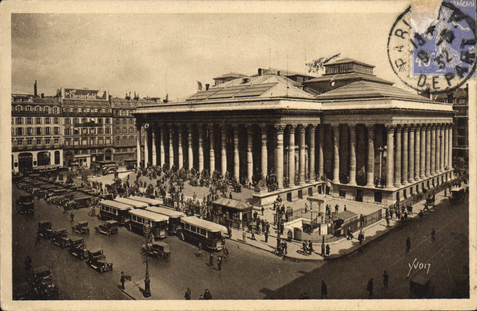 CPA Paris en flanant la Bourse 