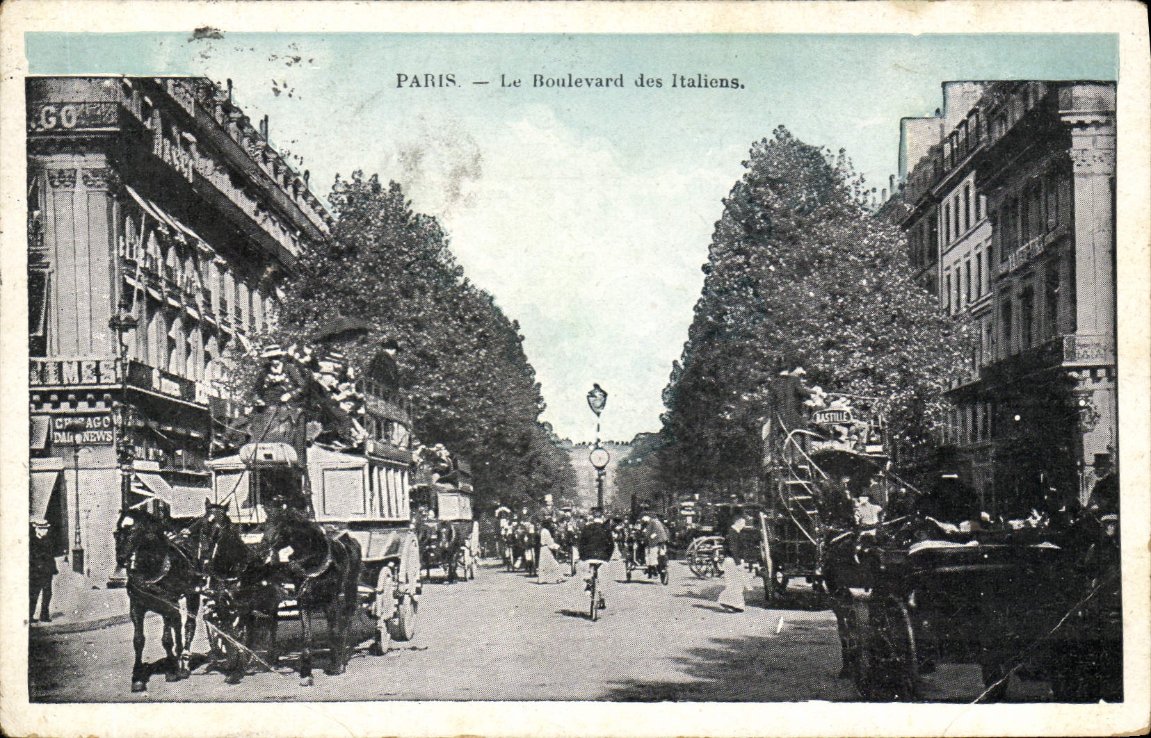 CPA Paris le Boulevard des Italins 