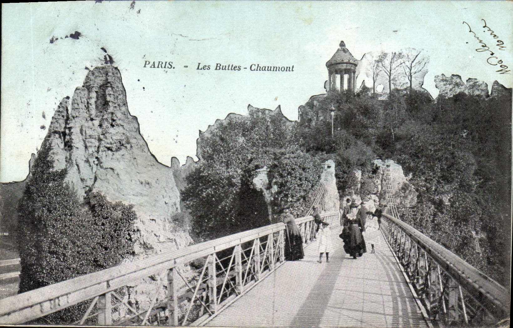 CPA Paris les Buttes Chaumont 
