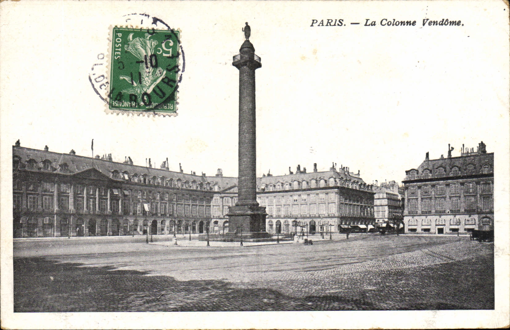 CPA Paris la Colonne Vendome 