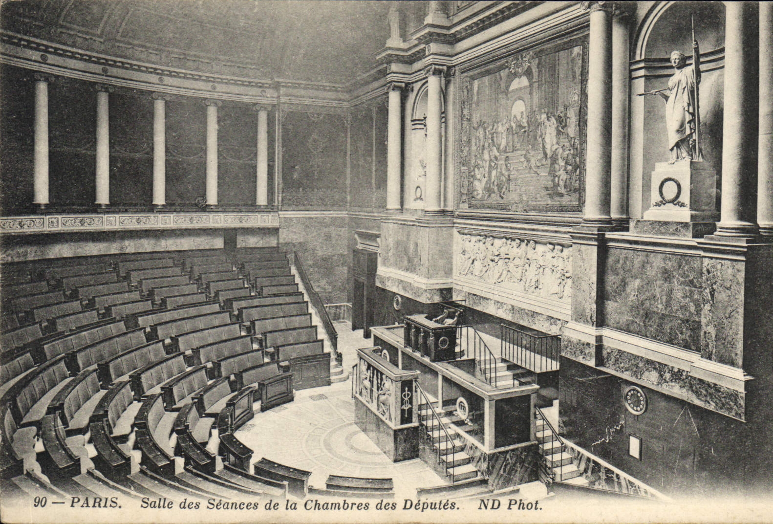 CPA Paris Salle des Seances de la Chambres des Deputes 