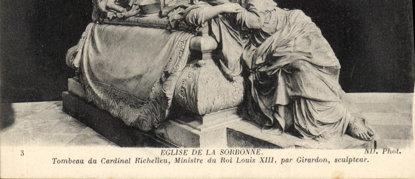 CPA Eglise de la Sorbonne Tombeau du Cardinal Richelien Ministre du Roi Louis XIII par Cirardon scul