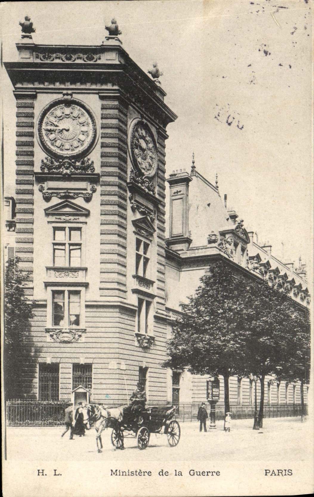 CPA Paris Ministere de la Guerre 